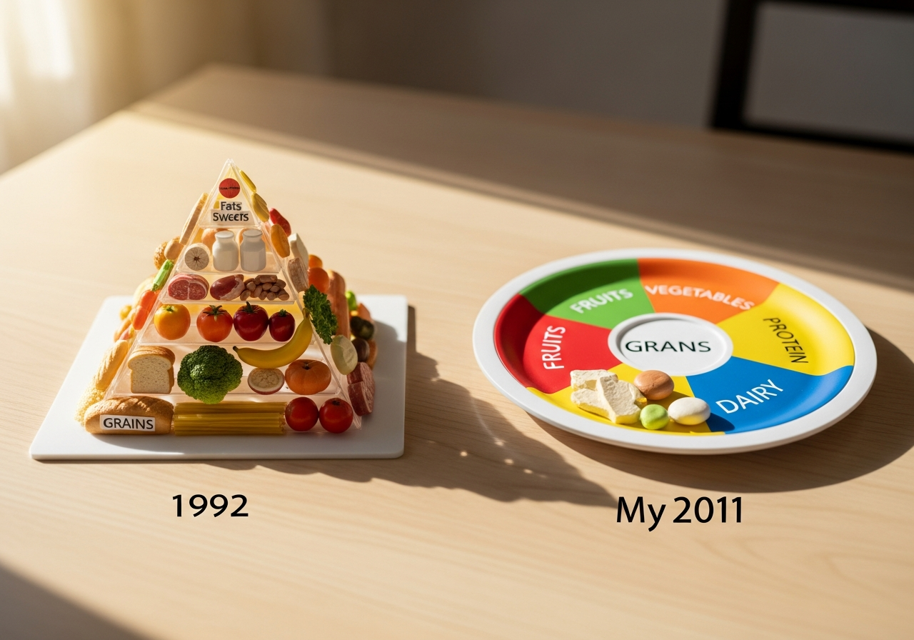 Gray Cooks Pyramid From the Food Pyramid to the New Pyramid: How U.S. Guidance Shifted ...